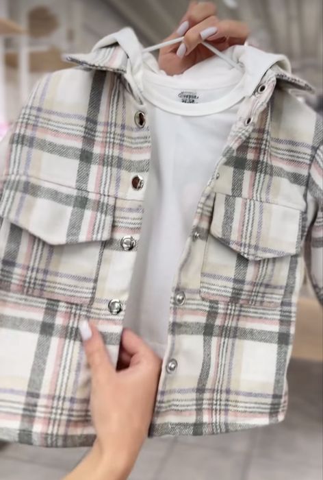 Байкова тепла сорочка, замість куртки, кардигану