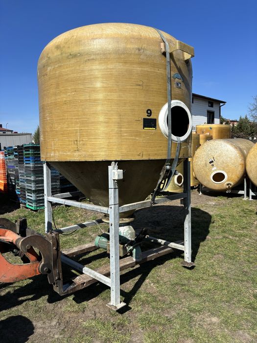 Silos Zbiornik 5000 l Zboże Pelet Pellet Pasza Mieszadło