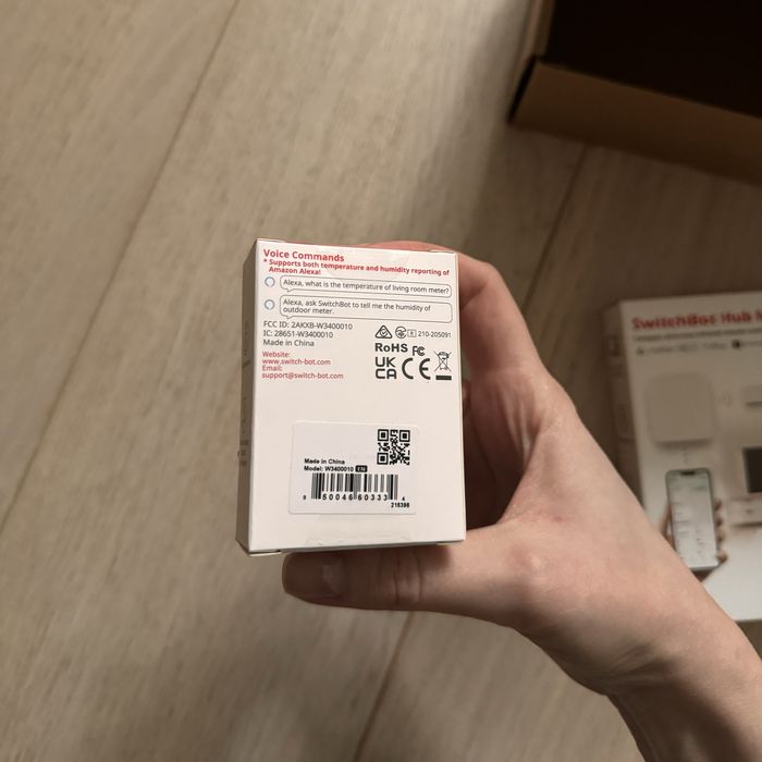SwitchBot Indoor/Outdoor Thermo-Hygrometer  термометр гігрометр