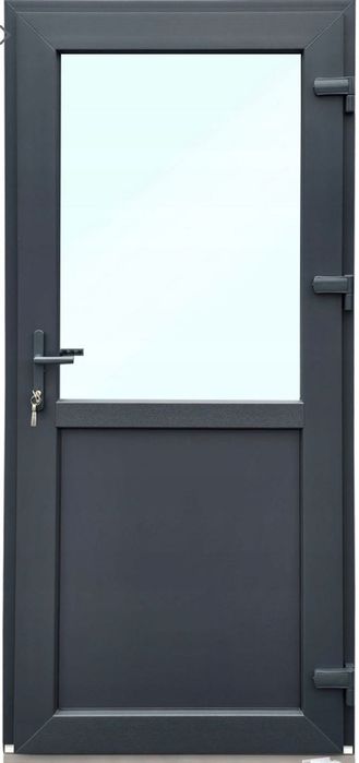 Drzwi wejściowe PCV sklepowe