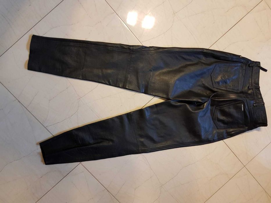 Harley Davidson spodnie damskie skórzane rozm. 32