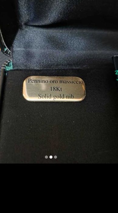 Conjunto de canetas da coleção limitada.