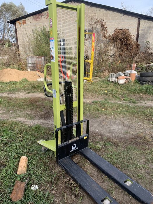 Wózek masztowy paletowy paleciak sztaplarka widlak wysyłka Transport