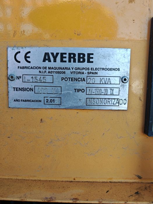 Gerador isonorizado 20 kva
