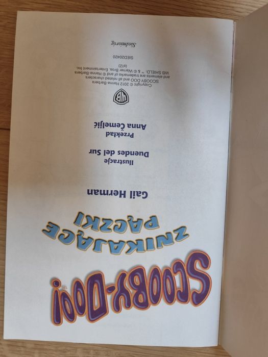 Książeczka ScoobyDoo! Znikające pączki