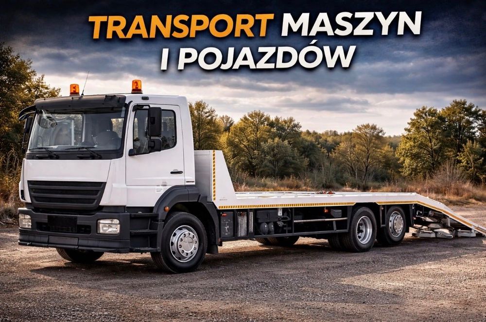 Transport maszyn, autolaweta kat C | minikoparki, ciągniki, maszyny