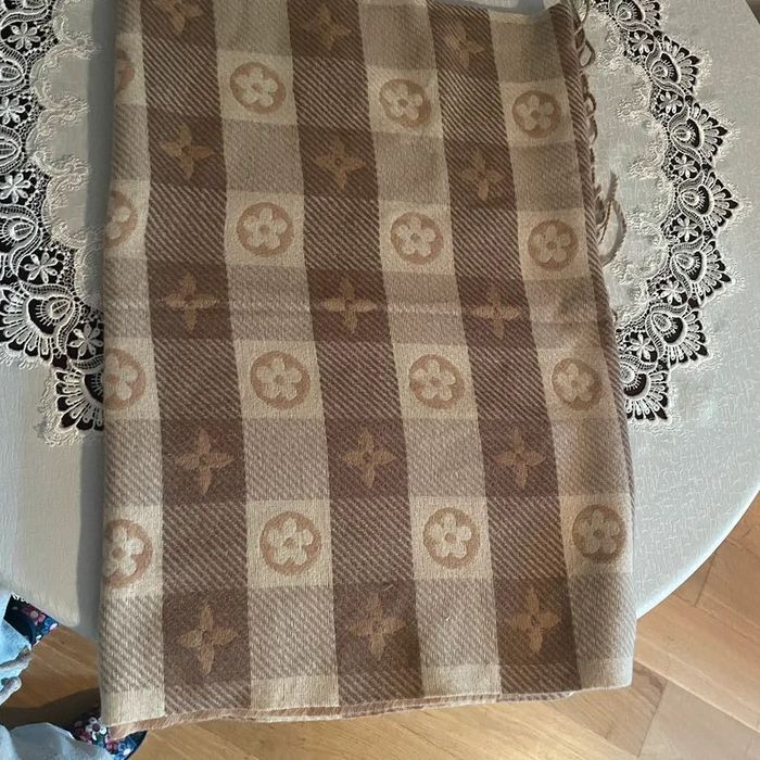 Duży ciepły szal