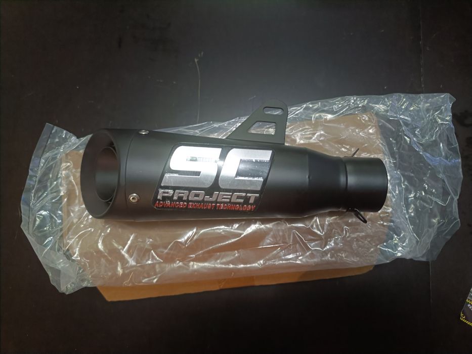 Ponteiras de escape universais 51mm para mota