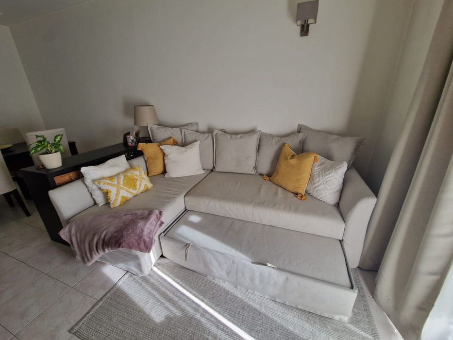 Sofa-cama sala bege