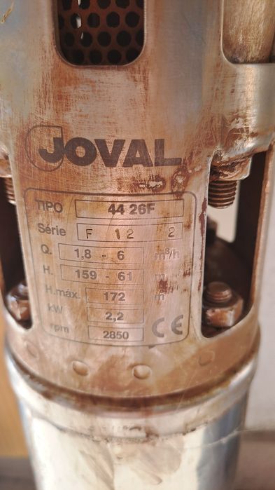 Bomba de água para furo Joval