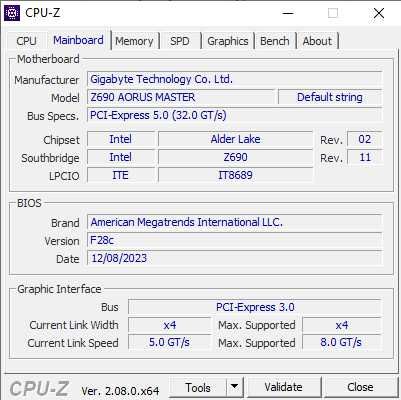 Płyta główna Extended ATX (E-ATX) Gigabyte Z690 AORUS MASTER LGA 1700