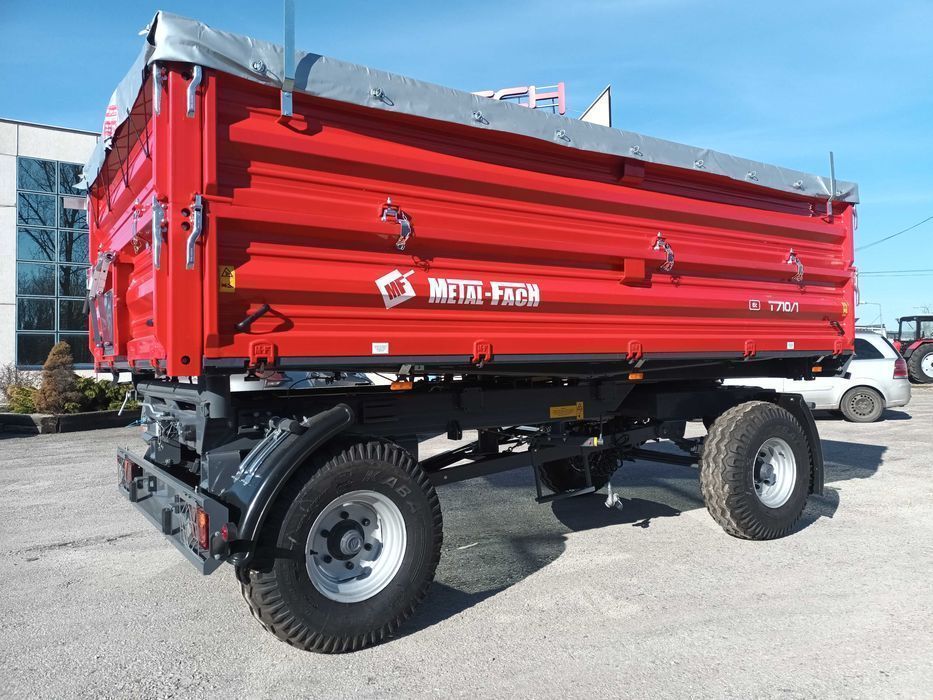 Przyczepa rolnicza dwuosiowa T710 6t lub 8t METAL-FACH