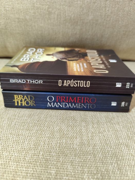 Livros Brad Thor edição Bertrand de bolso