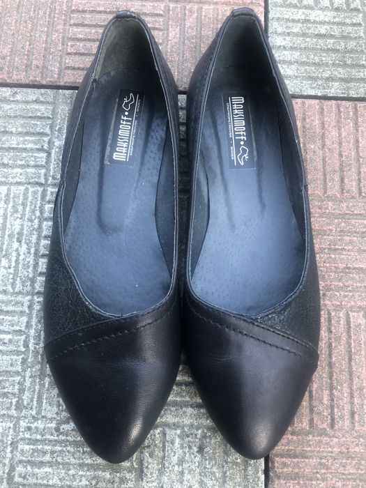 Натуральна шкіра, балетки  лофери шкіряні туфлі