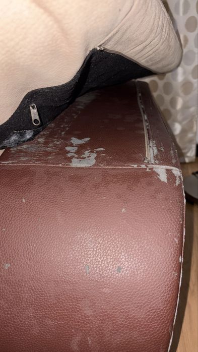 Sofa para sala bage e castanho