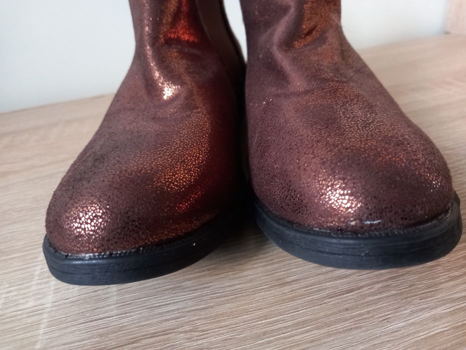 Sztyblety buty  brokatowe r 40