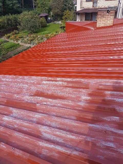 Malowanie dachów  Mycie dachu