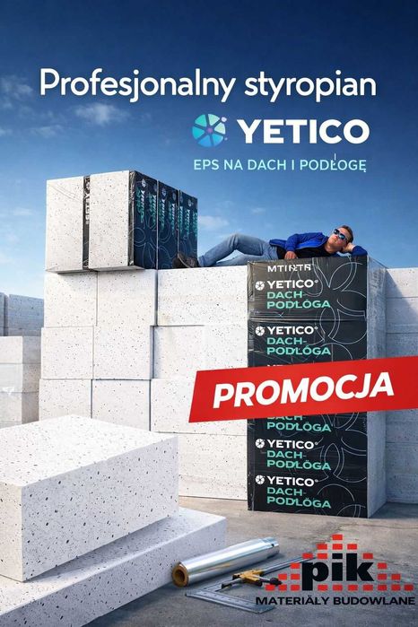 Styropian dach podłoga 038-080 Yetico 5 cm