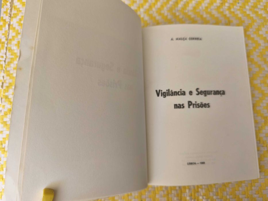 Vigilância e segurança nas prisões - A. Malça Correia