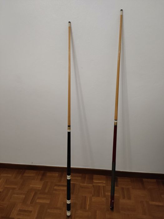 Tacos de snooker e giz