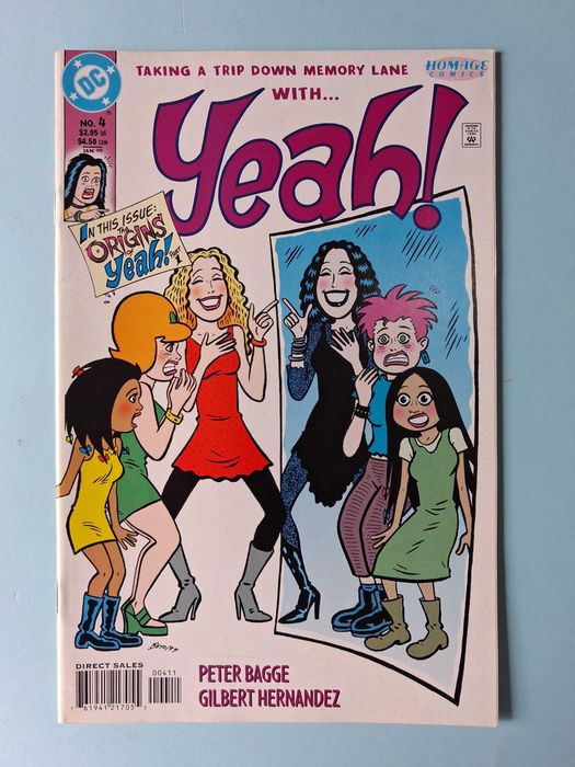 YEAH ! # 2, 3, 4 - Peter Bagge & Gilbert Hernandez - DC Comics