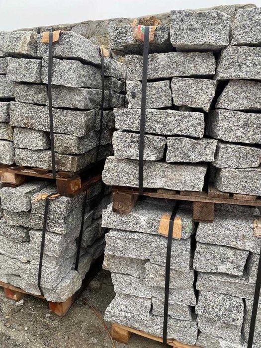 Opornik granitowy , krawężnik, obrzeże, szary