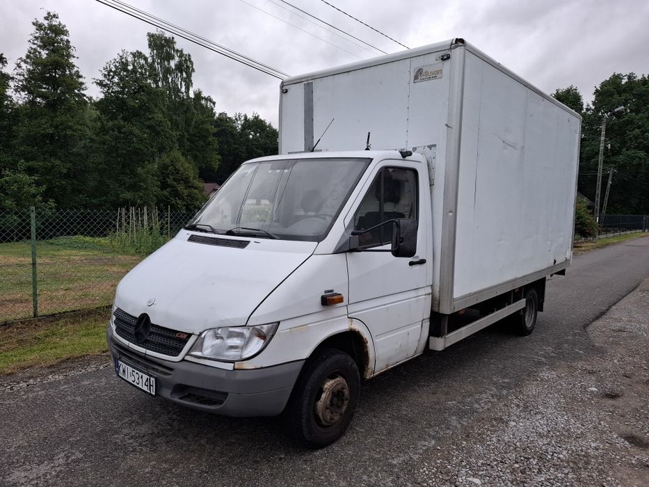 Mercedes kontener sprinter 413 blizniak poduszki