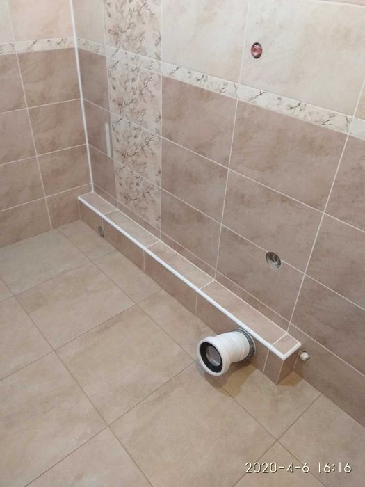 Услуги Плиточника.Професиональный ремонт санузла.
