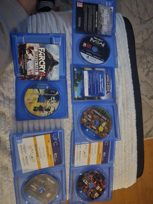 Oferta 5 jogos novos funciam na ps4/5 qualidade 100%