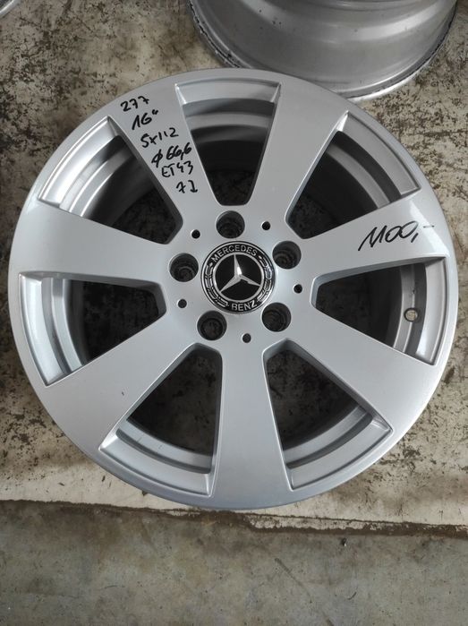 277 Felgi aluminiowe ORYGINAŁ MERCEDES R 16 5x112 otwór 66,6