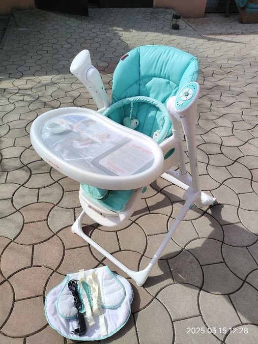 Стільчик для годування,гойдалка Carrello Triumph 3в1.
