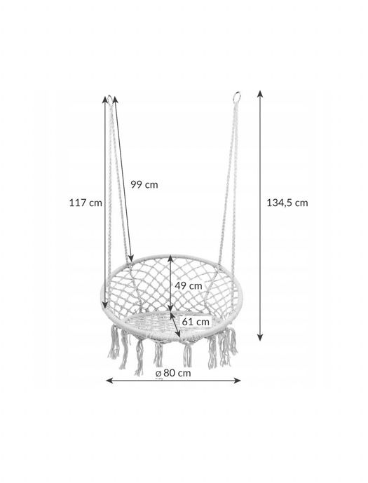 Гойдалка підвісна (гойдалка гніздо, гойдалка кокон) качель для дома