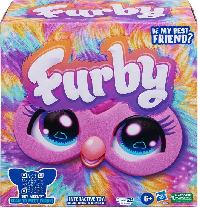 Оригінал Furby Tie Dye, Фербі Тай-Дай Райдужний Interactive Plush Toys
