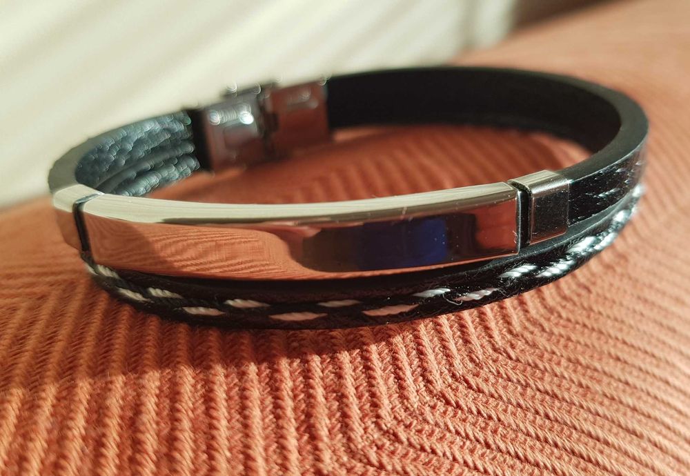 Stylowa bransoletka męska NOWA - W-wa