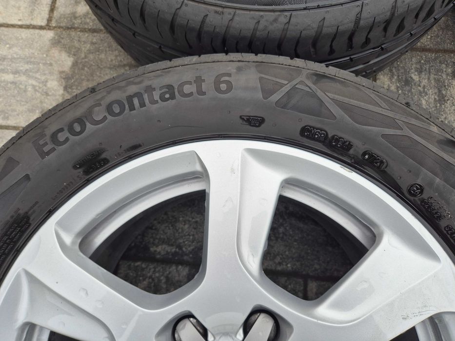 Alufelgi Audi r16 5x112 z oponami continental