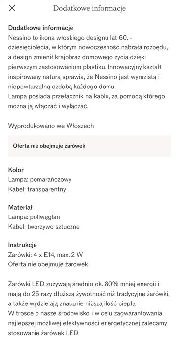 Lampa Artemide Nessino Westwing nowa