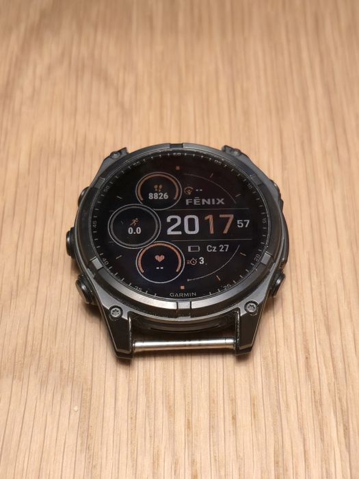 Garmin Fenix 8 47 mm Solar Sapphire Carbon Gray DLC Titanium