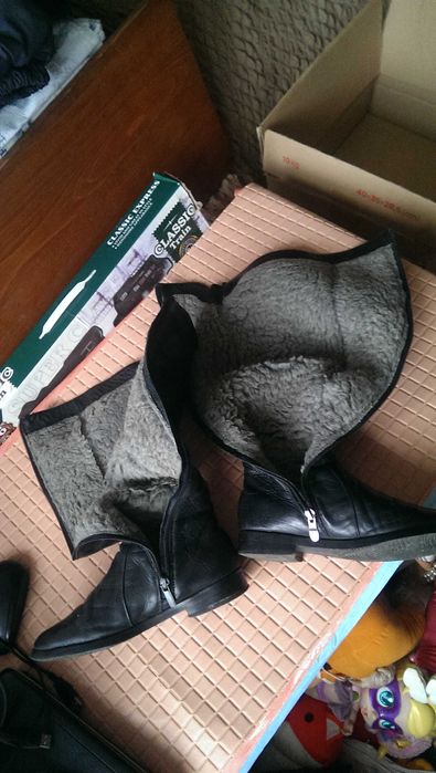 Кожаные сапоги-ботфорты  LAVORAZIONE ARTIGIANALE - Italy Design 37-го