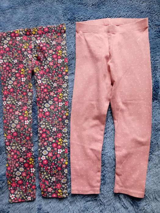 2 szt legginsy 104-110