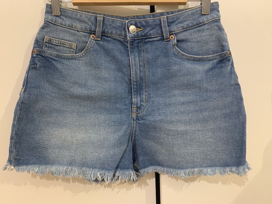 Spodenki damskie dżinsowe H&M, r.38