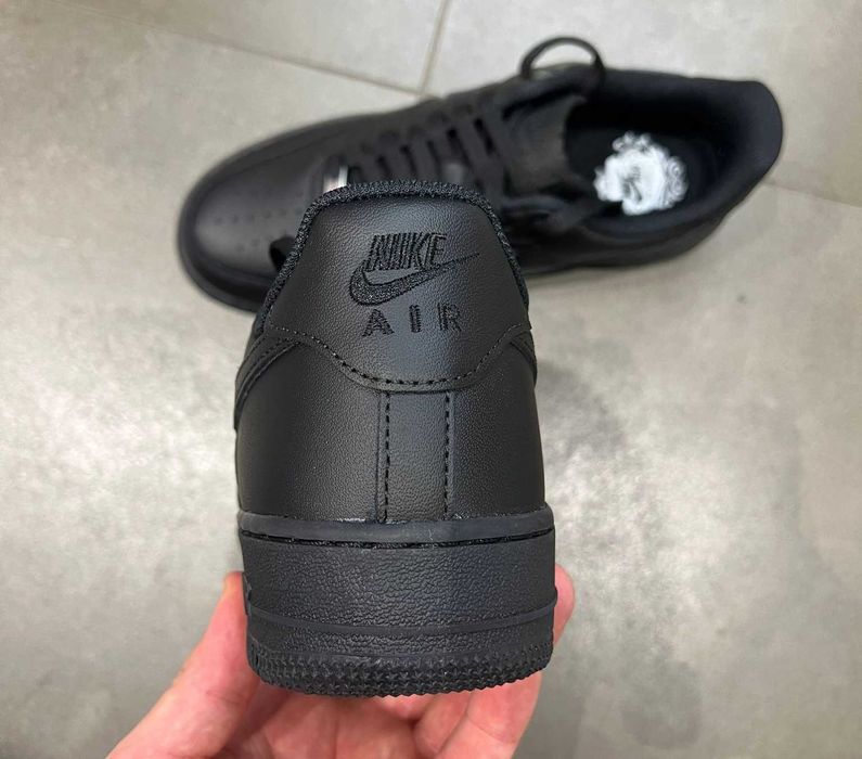 Nike air force 1 buty czarne nike NOWE damskie air force black 37