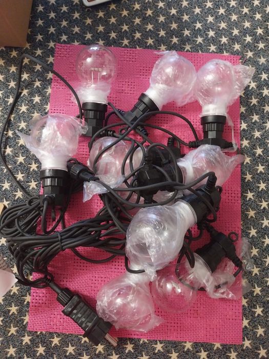 Łańcuch świetlny z 10 żarówkami