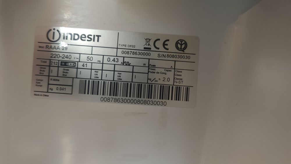 Frigorífico Indesit
