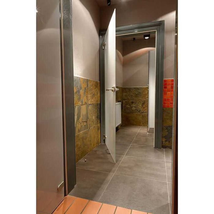 Płytki Łupek California Gold naturalny podłoga ściana elewacja kominek