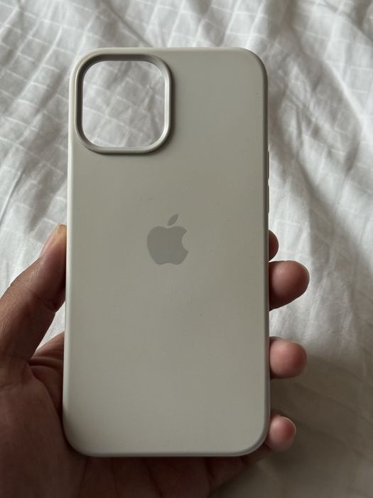 iPhone 12 Pro Max Silicone Case White Original