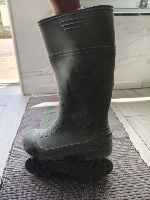 Botas de borracha para inverno com biqueira de aço
