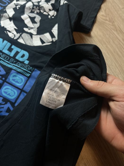 Ecko Unltd Big logo Vintage Męska Koszulka T-shirt SK8 Rap