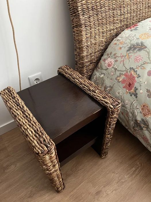 Cama 160x200 de casca de bananeira