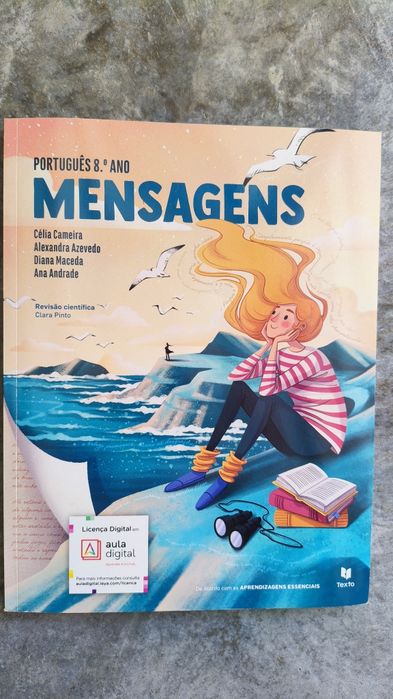 Livro de Português 8º ano Mensagens completamente novo, nunca usado