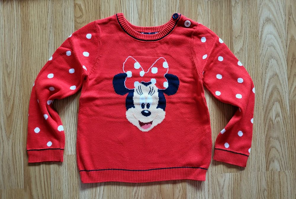 Disney Store Myszka Minnie sweter sweterek USA